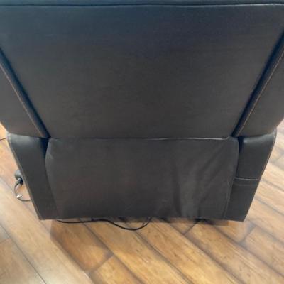 LOT 42: Black Power Lift Recliner (Made for Ashley Furniture Industries, Inc.)