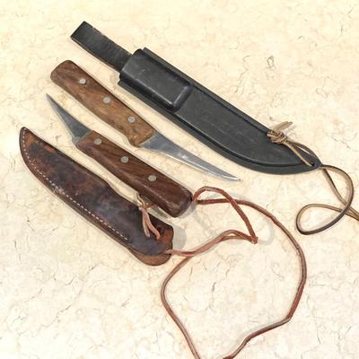 LOT 43: Collection of Nautical Decor - Wall Art, Model Ships, Forschner Knives, Glass Bottle and More