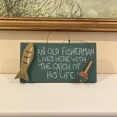 LOT 43: Collection of Nautical Decor - Wall Art, Model Ships, Forschner Knives, Glass Bottle and More