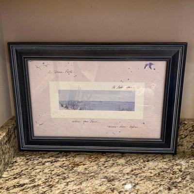 LOT 44: Nautical Collection - Signed and Framed Artwork, Made for Magnolia by Emily West Shrimp Casserole Dish, Bermuda Cutting Board,...