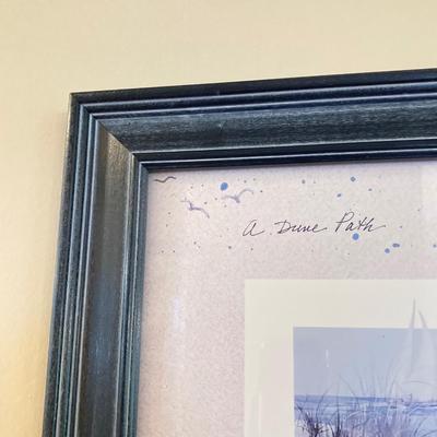 LOT 44: Nautical Collection - Signed and Framed Artwork, Made for Magnolia by Emily West Shrimp Casserole Dish, Bermuda Cutting Board,...
