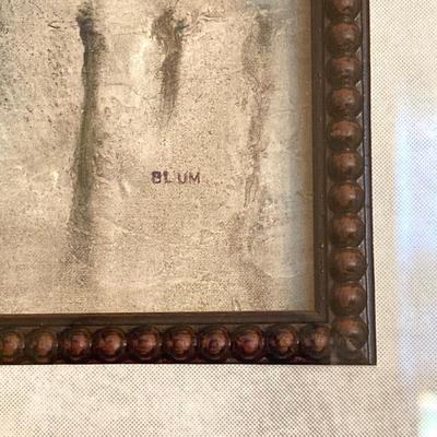 LOT 45: Beautiful Framed Work of Art by Cheri Blum