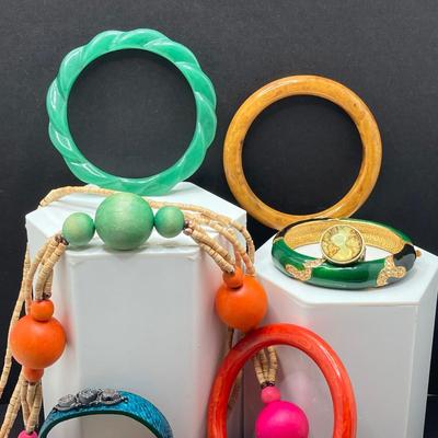 LOT 48: Colorful Fashion Jewelry - Bracelets, Necklaces and More (