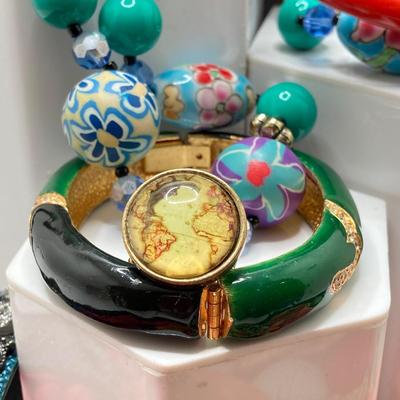 LOT 48: Colorful Fashion Jewelry - Bracelets, Necklaces and More (