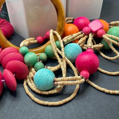 LOT 48: Colorful Fashion Jewelry - Bracelets, Necklaces and More (