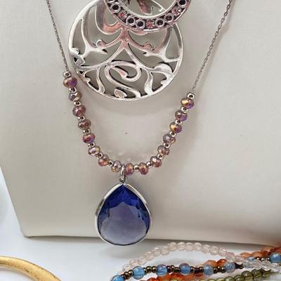 LOT 49: Fashion Jewelry Collection - Pendant Necklaces (Chico's) and More