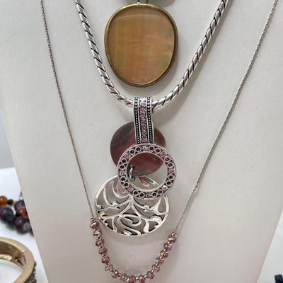 LOT 49: Fashion Jewelry Collection - Pendant Necklaces (Chico's) and More