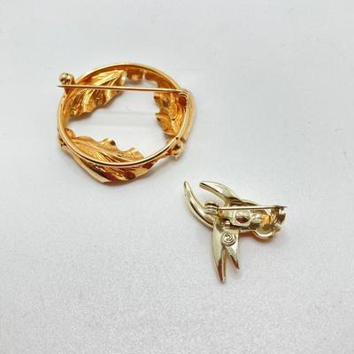LOT 51: Brooch and Pin Collection - Coro, Gold Filled, Sarah Coventry and More
