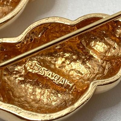 LOT 51: Brooch and Pin Collection - Coro, Gold Filled, Sarah Coventry and More