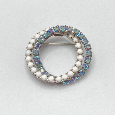 LOT 54: Rhinestone Brooch / Pin Collection