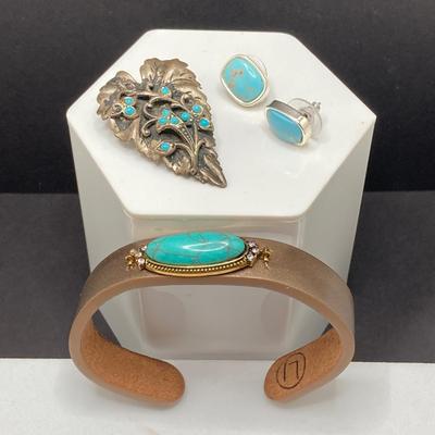 LOT 55: Turquoise Style Fashion Jewelry Collection (Lucky, Li) and More