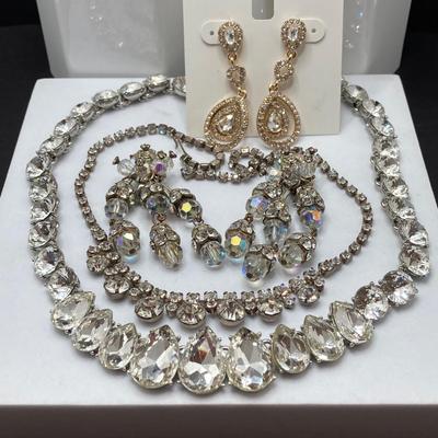 LOT 56: Eye Catching Rhinestone Jewelry - Charter Club, Pearl Craft and More