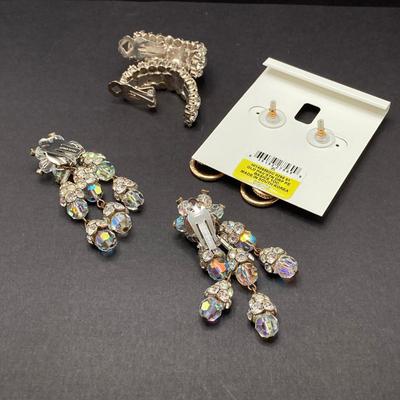 LOT 56: Eye Catching Rhinestone Jewelry - Charter Club, Pearl Craft and More