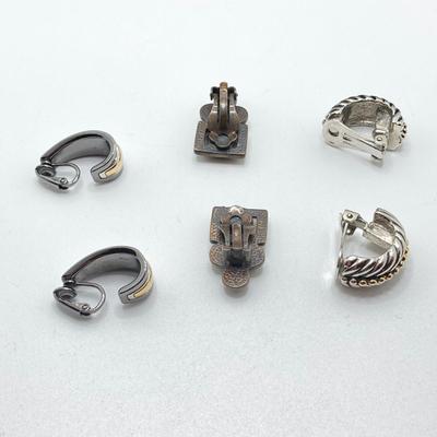 LOT 60: Jewelry Box / Holder with Collection of Clip-on Earrings