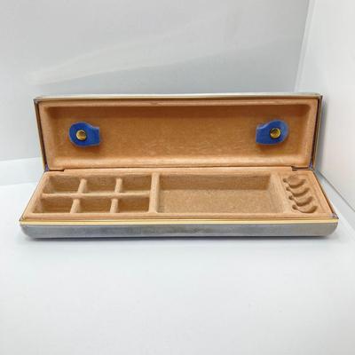 LOT 60: Jewelry Box / Holder with Collection of Clip-on Earrings