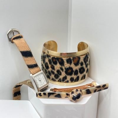 LOT 62: Fashion Jewelry - Animal Print / Tortoise Shell Themed (Ralph Lauren / Ethel & Myrtle) and More