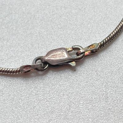 LOT 63: Pair of Sterling Silver Pendant / Locket Necklaces