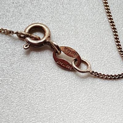 LOT 64: Sterling Jewelry - Double Sided Abalone Bracelet / Anklet with Fish Pendant Necklace