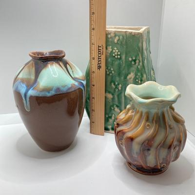 LOT 68: Collection of Beautiful Pottery - Drip Glazed and More