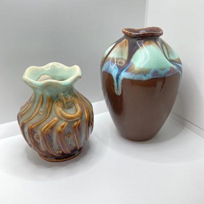 LOT 68: Collection of Beautiful Pottery - Drip Glazed and More
