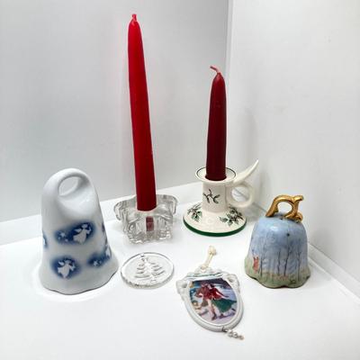 LOT 70: Snowy / Holiday Decor Collection - Franklin Mint, Spode England and More