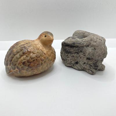 LOT 71: Wildlife Collection - Decorative Plates, Gorgeous Embossed Art Glass Plate and Figurines