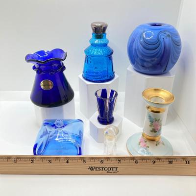 LOT 72: Vintage Art Glass and Perfume Bottles (Ralph Lauren, Shelton, Wheaton and More)