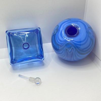 LOT 72: Vintage Art Glass and Perfume Bottles (Ralph Lauren, Shelton, Wheaton and More)