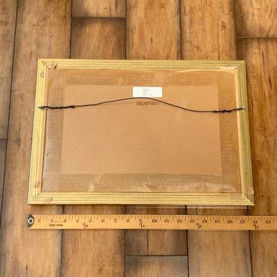 LOT 74: Framed Art Work Collection - Saunders "Daydreams", "Coming Home" with Pair of Rustic Metallic Landscapes