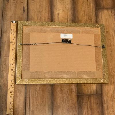 LOT 74: Framed Art Work Collection - Saunders "Daydreams", "Coming Home" with Pair of Rustic Metallic Landscapes