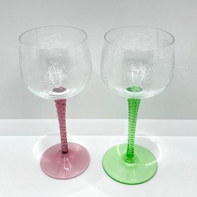 LOT 76: Collection of Crystal - Ralph Lauren Vases, Wine Glasses, Champagne Glasses and Salt and Pepper Shakers