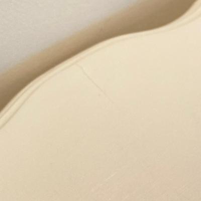 LOT 78: Classic Blue and White Delft Style Table Lamp with Painted White Wooden Table