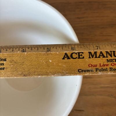 LOT 84: Vintage Fruit Serving Dish, Made in England Small Mixing Bowl, Johnson Brothers Plate, Fiesta Ware Bowl, Woven Hot Pads & More