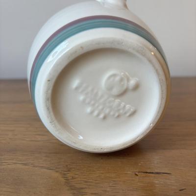 LOT 84: Vintage Fruit Serving Dish, Made in England Small Mixing Bowl, Johnson Brothers Plate, Fiesta Ware Bowl, Woven Hot Pads & More