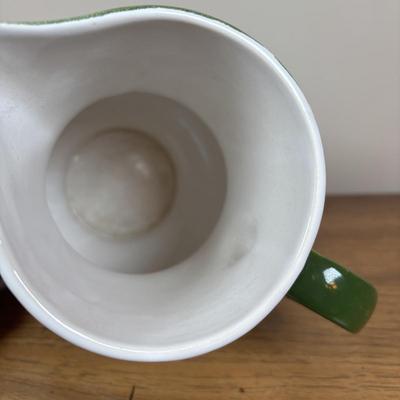 LOT 85: Vintage Green Pitcher, Large Emile Henry Green Mixing Bowl, Tupperware, Rubbermaid (NIP), Pfaltzgraff & More