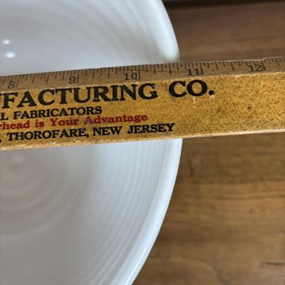 LOT 85: Vintage Green Pitcher, Large Emile Henry Green Mixing Bowl, Tupperware, Rubbermaid (NIP), Pfaltzgraff & More