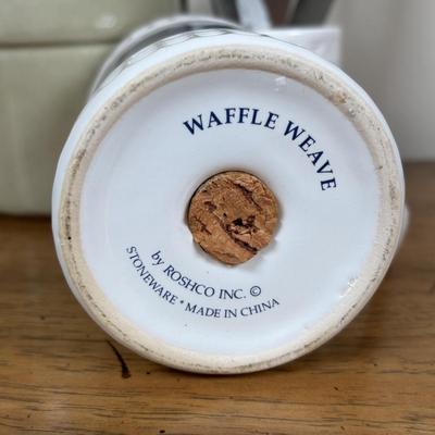 LOT 85: Vintage Green Pitcher, Large Emile Henry Green Mixing Bowl, Tupperware, Rubbermaid (NIP), Pfaltzgraff & More