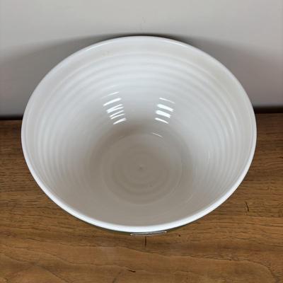 LOT 85: Vintage Green Pitcher, Large Emile Henry Green Mixing Bowl, Tupperware, Rubbermaid (NIP), Pfaltzgraff & More