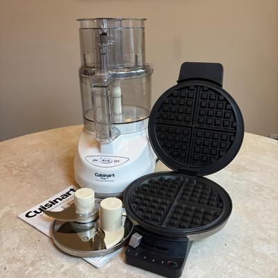 LOT 90: Cuisinart Prep 7 Food Processor & Waffle Maker