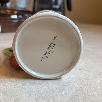 LOT 92: Corning Ware Visions Fry Pan w/Lid, Mr. Coffee, Mikasa Teapot & Cup Set, and Coffee Mugs