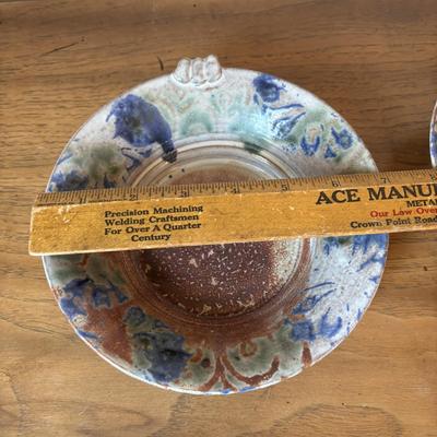 LOT 97: Cobalt Blue Glass & Pottery Collection