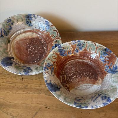 LOT 97: Cobalt Blue Glass & Pottery Collection