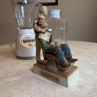 LOT 101: Bar Set-Up Essentials: Osterizer 14speed Blender, Bar Foot Rail Brackets, GreyGoose Spill Mat Runner, Lionstone Whiskey...