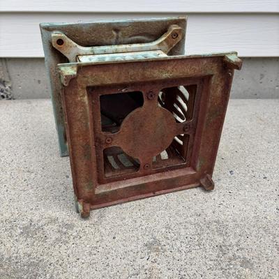 LOT 106: Cast Iron Dragonfly Pagoda Lantern