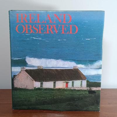 LOT 111: Vintage Glass Crucifix Candlestick Holder, Books on Scotland and Ireland & More