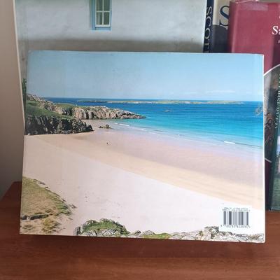 LOT 111: Vintage Glass Crucifix Candlestick Holder, Books on Scotland and Ireland & More