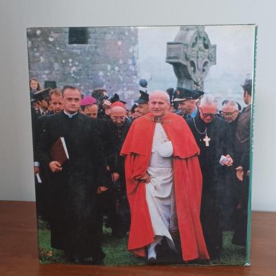 LOT 111: Vintage Glass Crucifix Candlestick Holder, Books on Scotland and Ireland & More