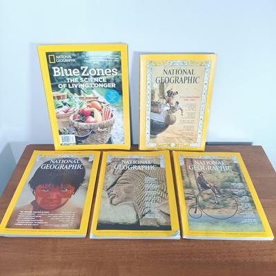 LOT 112: Collection of Vintage National Geographic Magazines and Books on the American Wilderness