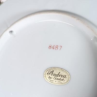 LOT 113: Royal Doulton Provencal Plate, Limoges Blue Floral Plate, Limoges Apple Plate & More