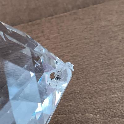 LOT 116: Vintage Frosted and Clear Tulip Bowl, Iris Floral Etched Dish, Crystal and Glass Bottle Stoppers & More